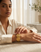 Zaria Spiral Cuff Bracelet