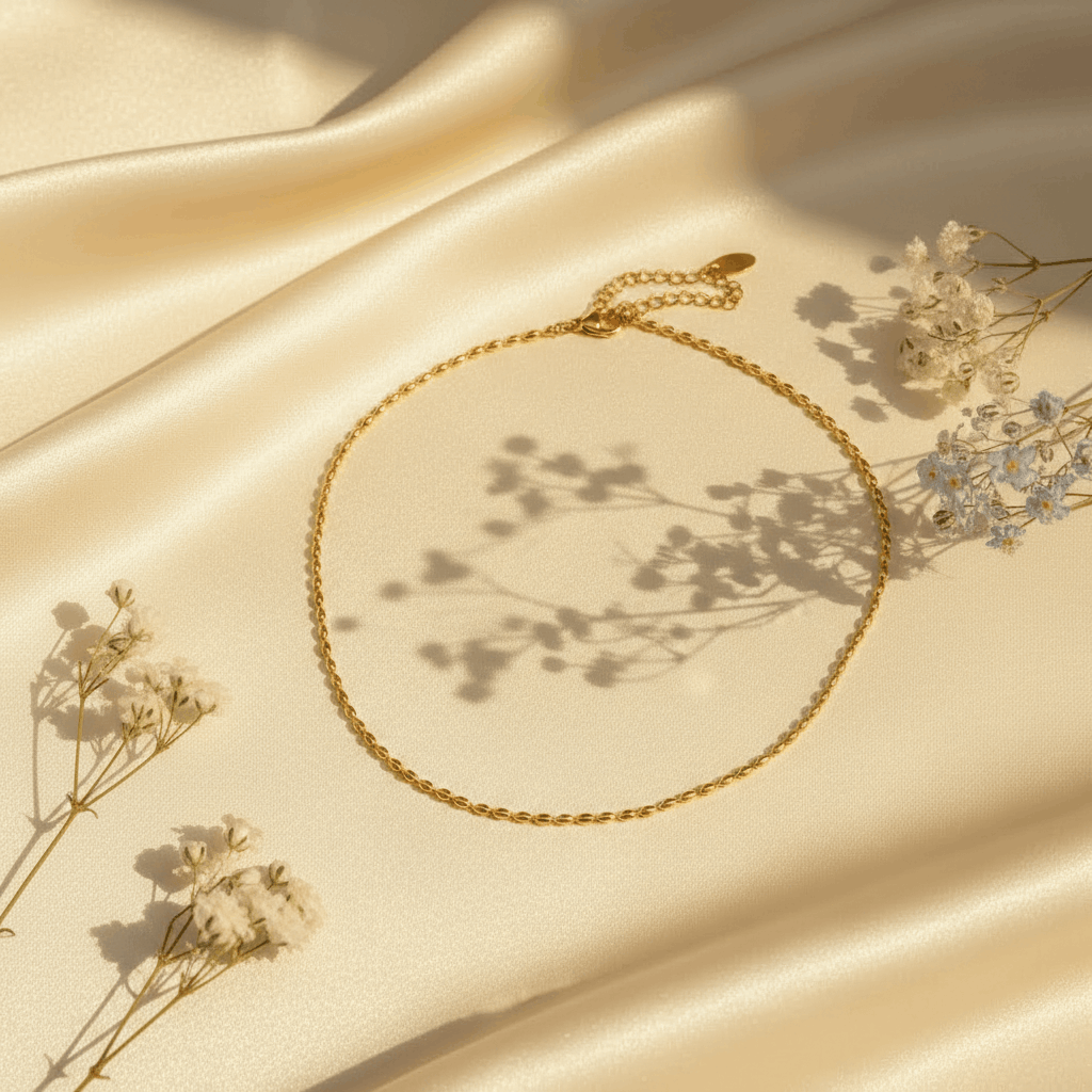 Golden Bead Classic Necklace