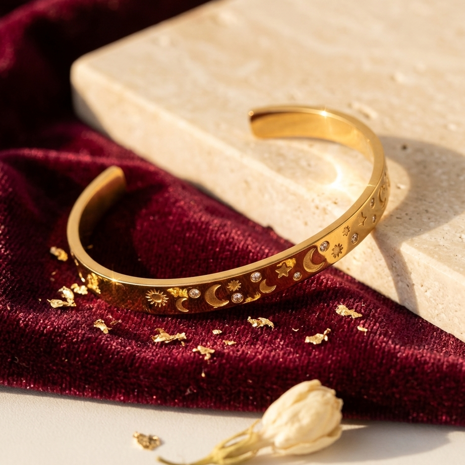 Timeless Stack Trio (Wave Bracelet + Celeste Bracelet + Octopus Ring)