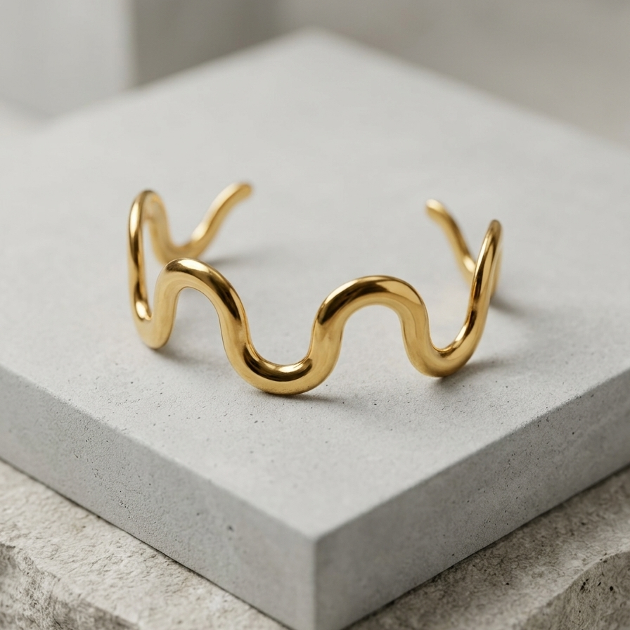 Timeless Stack Trio (Wave Bracelet + Celeste Bracelet + Octopus Ring)