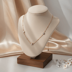 Celeste Crystal Station Necklace