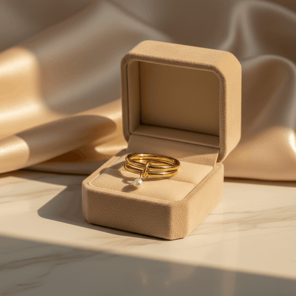 Aurelia Pearl Stack Rings